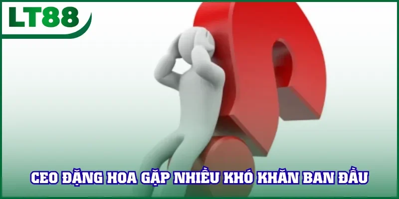 CEO Đặng Hoa gặp nhiều khó khăn ban đầu