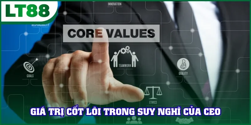 Giá trị cốt lõi trong suy nghĩ của CEO