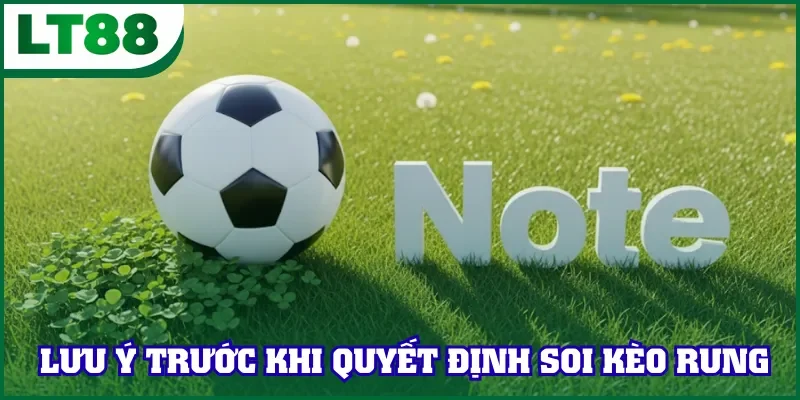 Lưu ý trước khi quyết định soi kèo rung