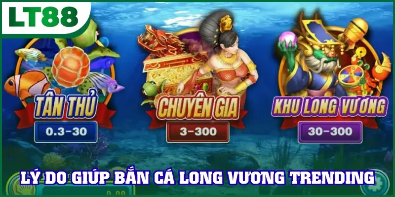 Lý do giúp bắn cá long vương lên top trending